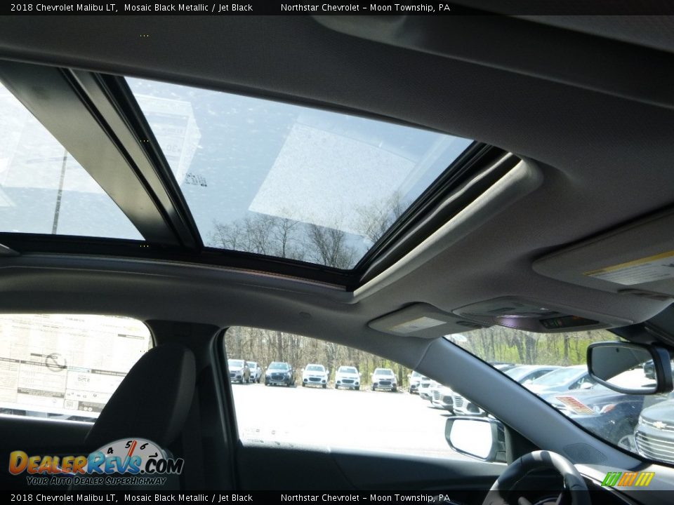 2018 Chevrolet Malibu LT Mosaic Black Metallic / Jet Black Photo #12