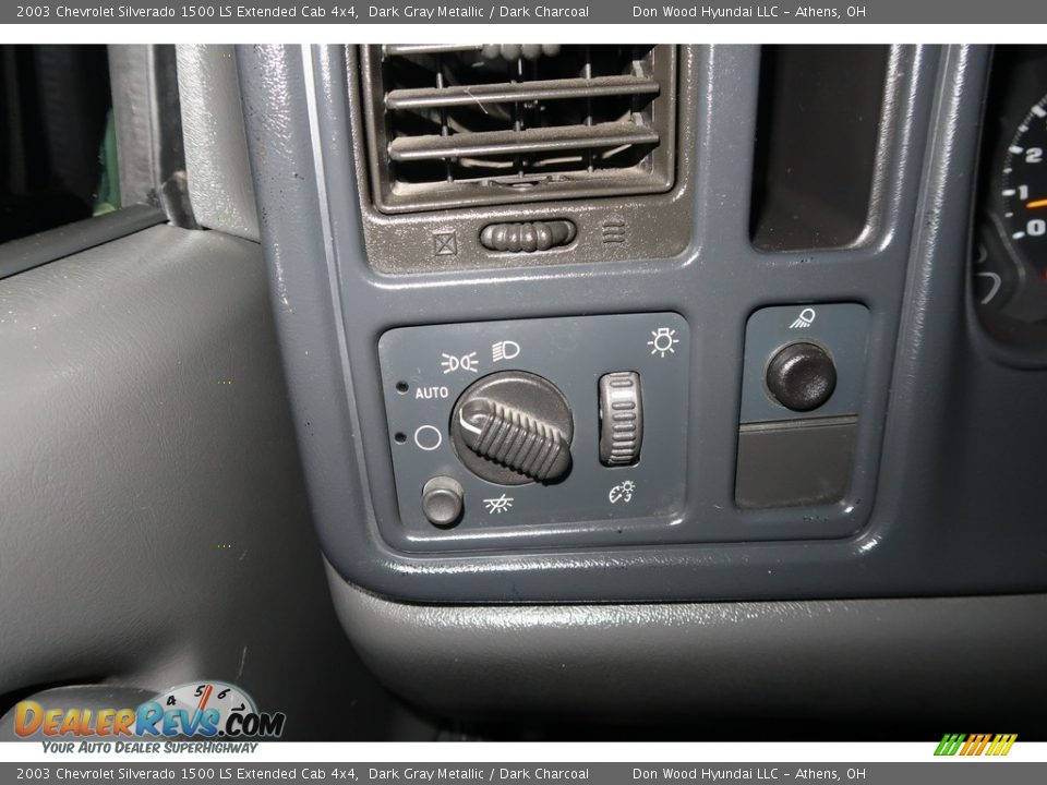 2003 Chevrolet Silverado 1500 LS Extended Cab 4x4 Dark Gray Metallic / Dark Charcoal Photo #26
