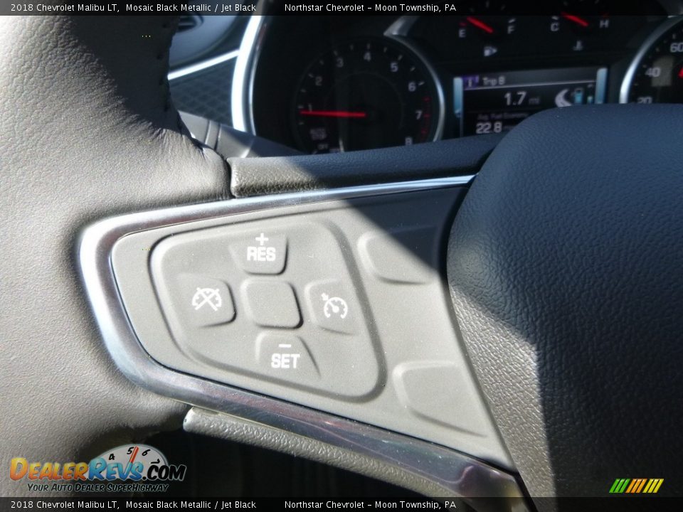 2018 Chevrolet Malibu LT Mosaic Black Metallic / Jet Black Photo #20