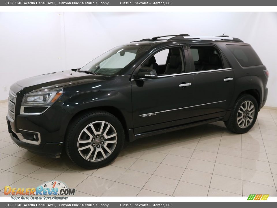 2014 GMC Acadia Denali AWD Carbon Black Metallic / Ebony Photo #3