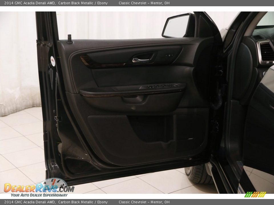 2014 GMC Acadia Denali AWD Carbon Black Metallic / Ebony Photo #4