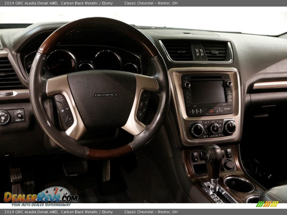 2014 GMC Acadia Denali AWD Carbon Black Metallic / Ebony Photo #6