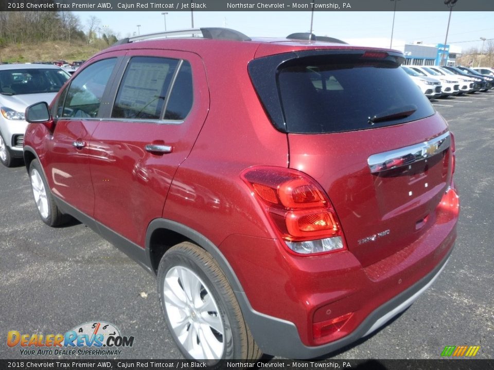 2018 Chevrolet Trax Premier AWD Cajun Red Tintcoat / Jet Black Photo #3