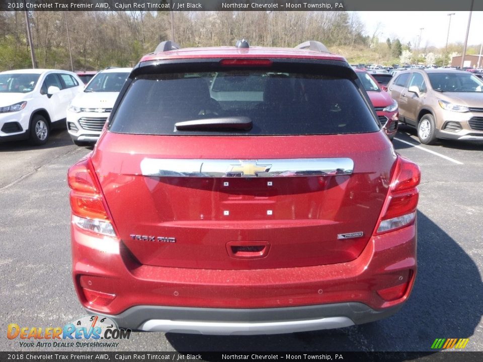 2018 Chevrolet Trax Premier AWD Cajun Red Tintcoat / Jet Black Photo #4