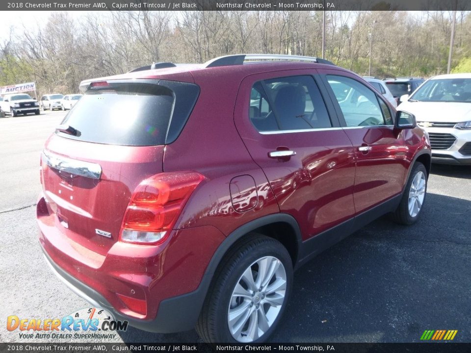 2018 Chevrolet Trax Premier AWD Cajun Red Tintcoat / Jet Black Photo #5