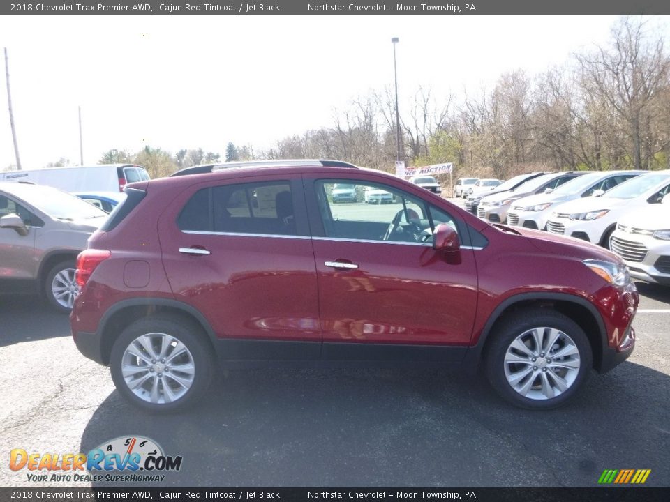 2018 Chevrolet Trax Premier AWD Cajun Red Tintcoat / Jet Black Photo #6