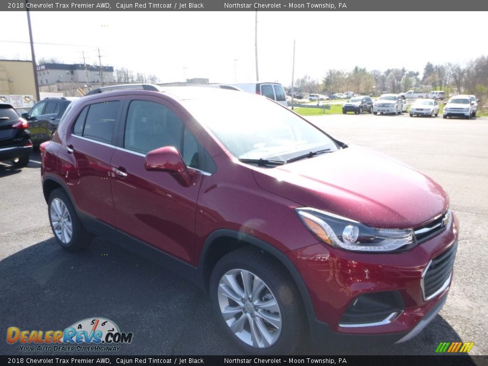 2018 Chevrolet Trax Premier AWD Cajun Red Tintcoat / Jet Black Photo #7