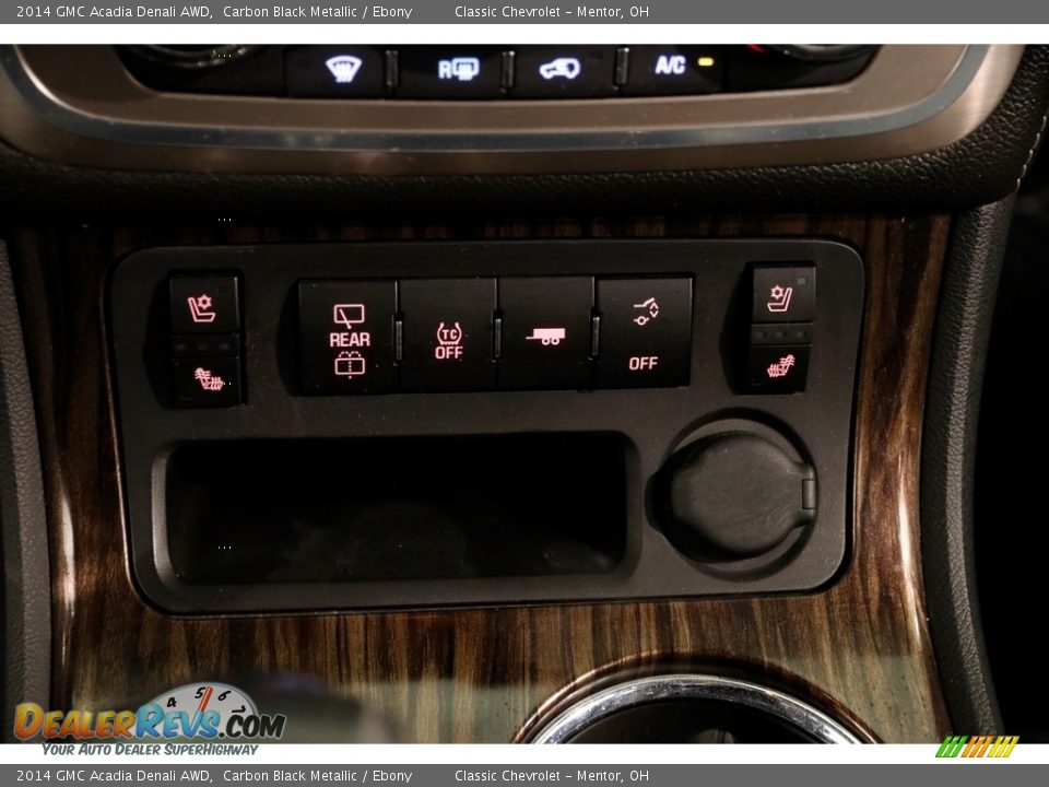 2014 GMC Acadia Denali AWD Carbon Black Metallic / Ebony Photo #13