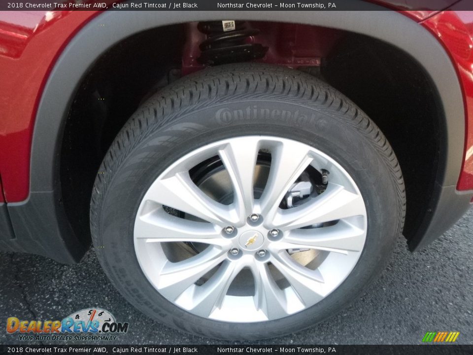 2018 Chevrolet Trax Premier AWD Cajun Red Tintcoat / Jet Black Photo #9