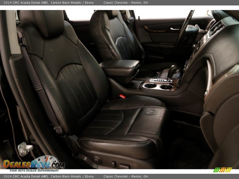 2014 GMC Acadia Denali AWD Carbon Black Metallic / Ebony Photo #15