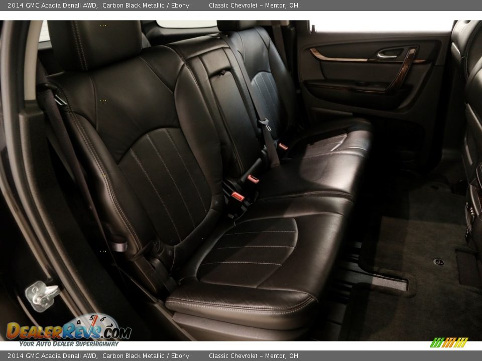 2014 GMC Acadia Denali AWD Carbon Black Metallic / Ebony Photo #16