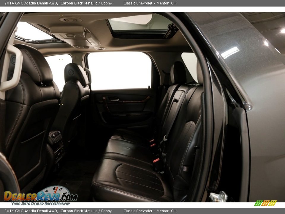 2014 GMC Acadia Denali AWD Carbon Black Metallic / Ebony Photo #17