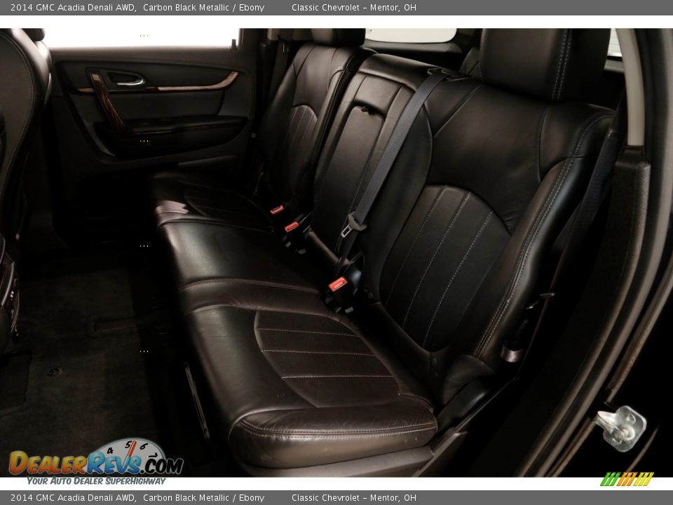 2014 GMC Acadia Denali AWD Carbon Black Metallic / Ebony Photo #18