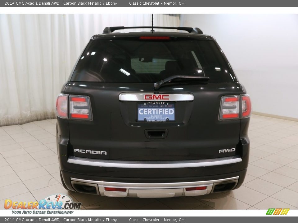 2014 GMC Acadia Denali AWD Carbon Black Metallic / Ebony Photo #21
