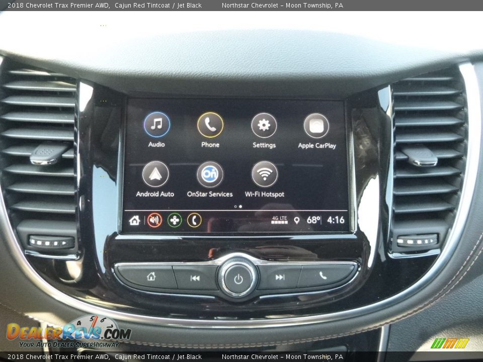 2018 Chevrolet Trax Premier AWD Cajun Red Tintcoat / Jet Black Photo #16