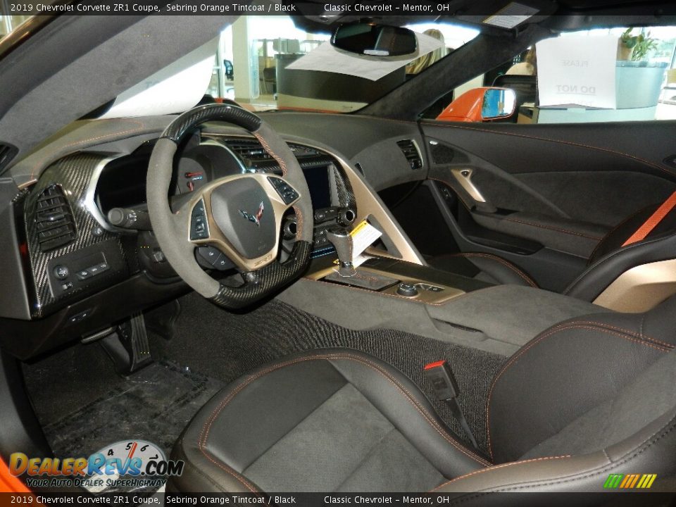 Black Interior - 2019 Chevrolet Corvette ZR1 Coupe Photo #6