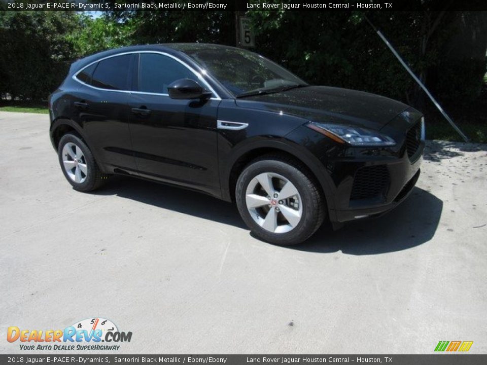2018 Jaguar E-PACE R-Dynamic S Santorini Black Metallic / Ebony/Ebony Photo #1