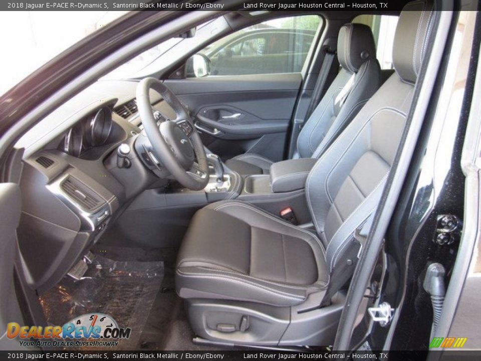2018 Jaguar E-PACE R-Dynamic S Santorini Black Metallic / Ebony/Ebony Photo #3