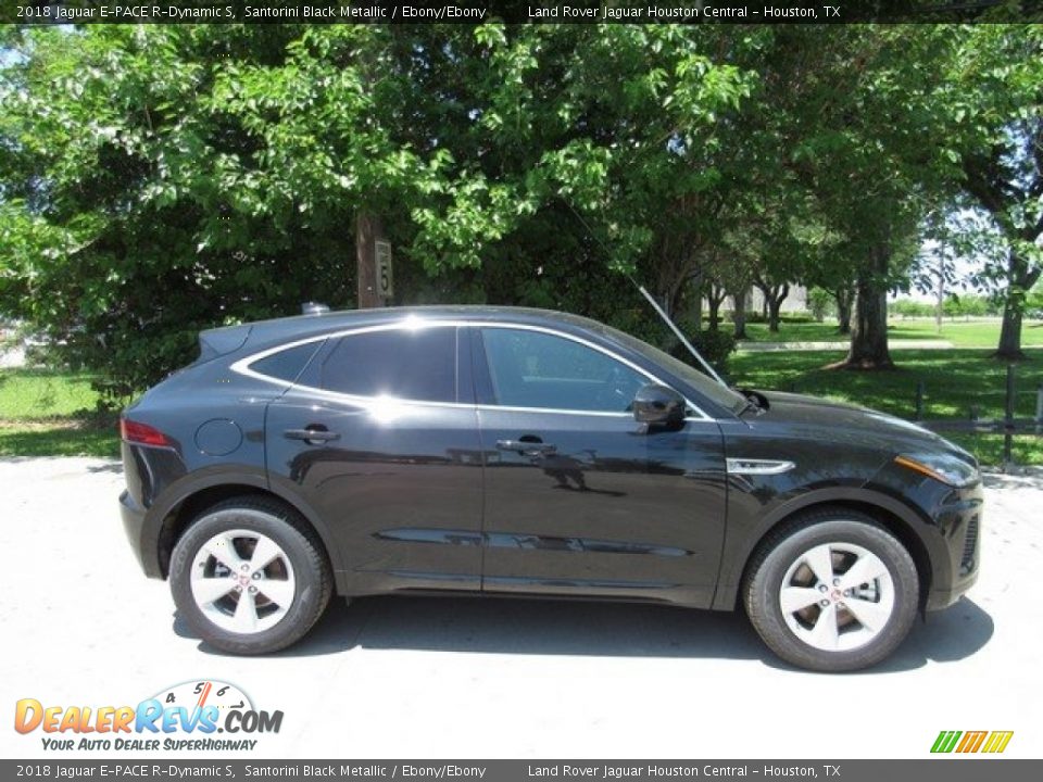2018 Jaguar E-PACE R-Dynamic S Santorini Black Metallic / Ebony/Ebony Photo #6