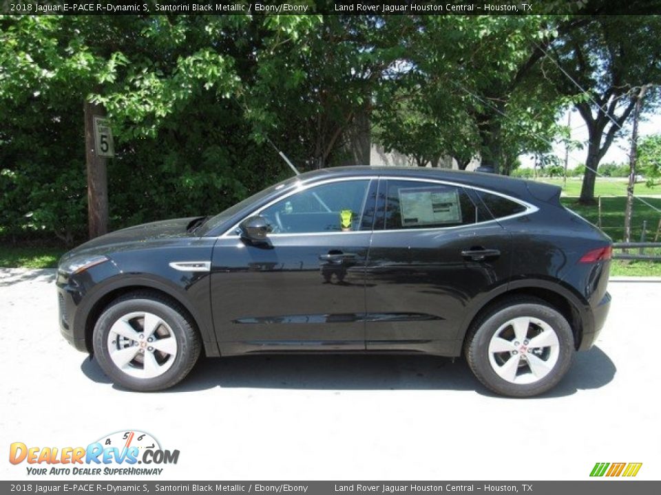 2018 Jaguar E-PACE R-Dynamic S Santorini Black Metallic / Ebony/Ebony Photo #11