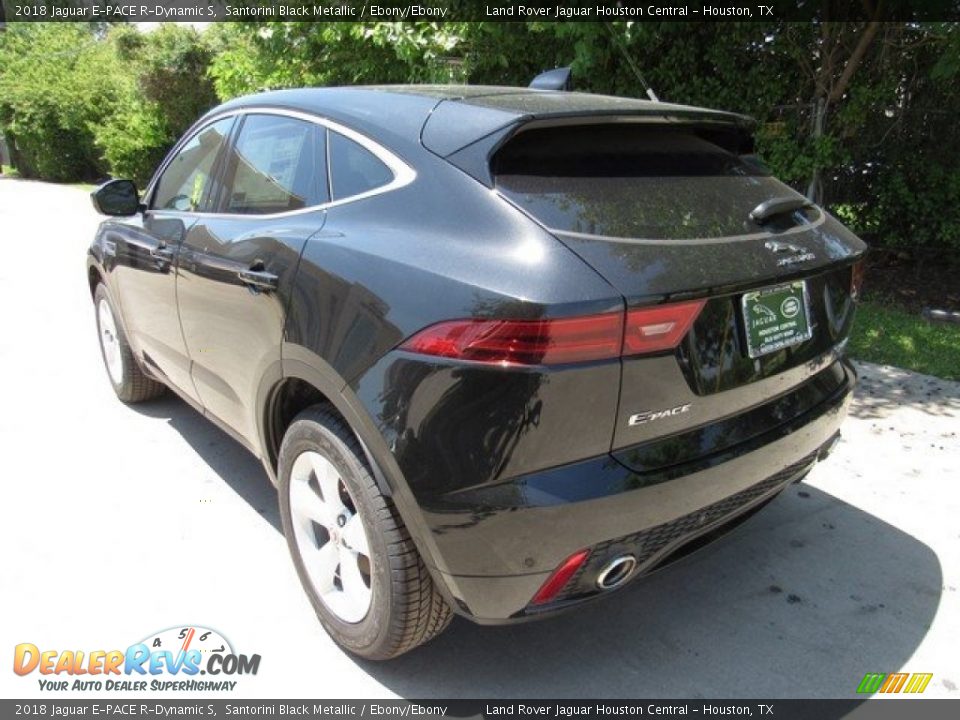 2018 Jaguar E-PACE R-Dynamic S Santorini Black Metallic / Ebony/Ebony Photo #12