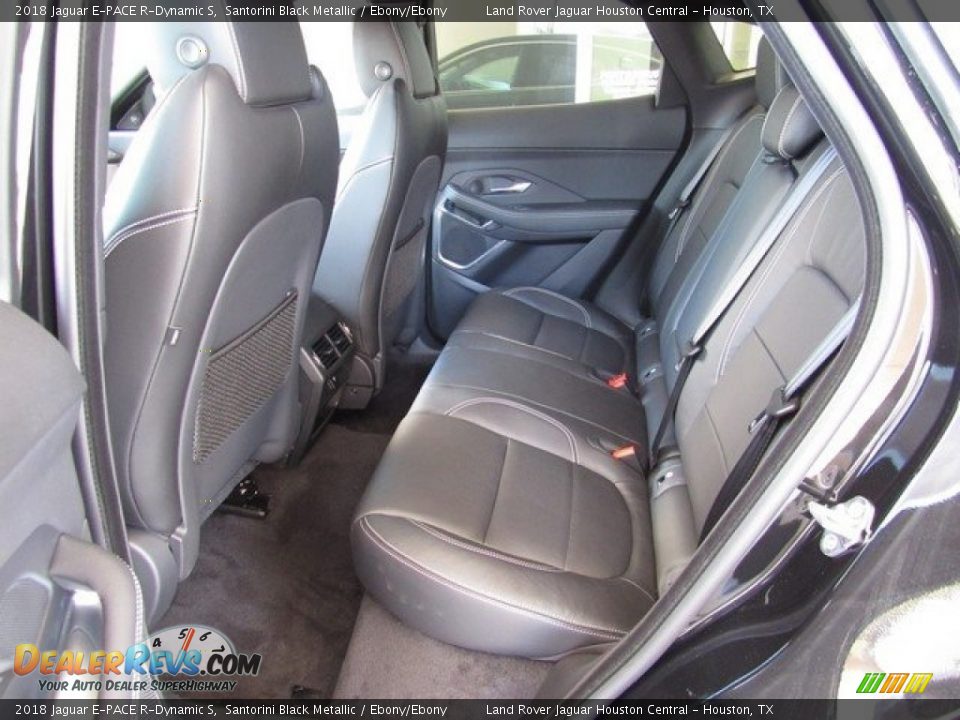 2018 Jaguar E-PACE R-Dynamic S Santorini Black Metallic / Ebony/Ebony Photo #13