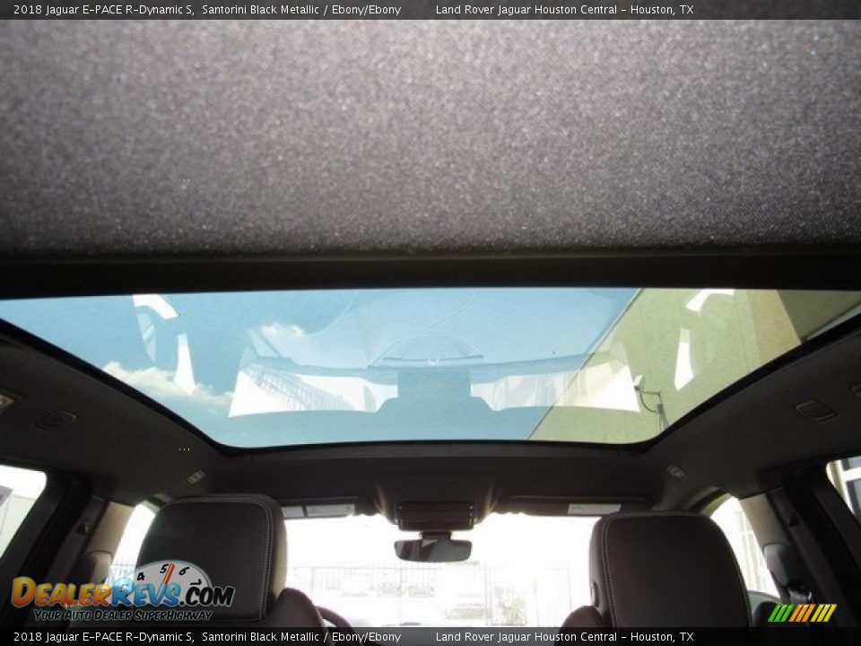 2018 Jaguar E-PACE R-Dynamic S Santorini Black Metallic / Ebony/Ebony Photo #18