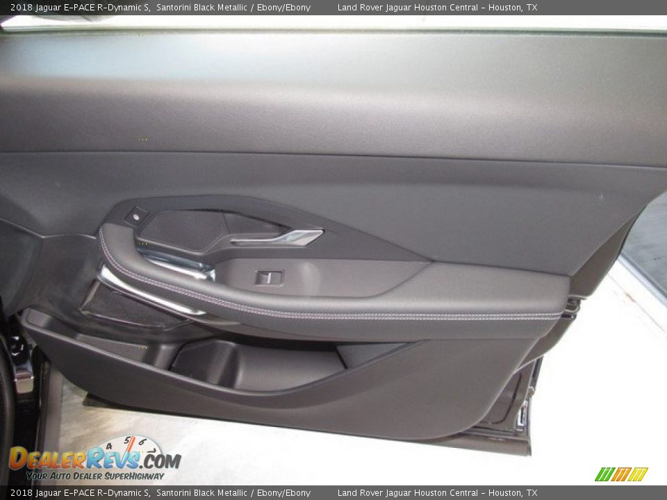 2018 Jaguar E-PACE R-Dynamic S Santorini Black Metallic / Ebony/Ebony Photo #21