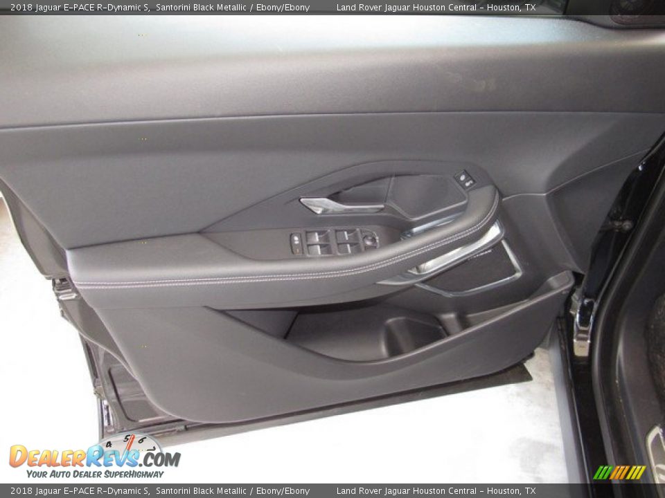 2018 Jaguar E-PACE R-Dynamic S Santorini Black Metallic / Ebony/Ebony Photo #24