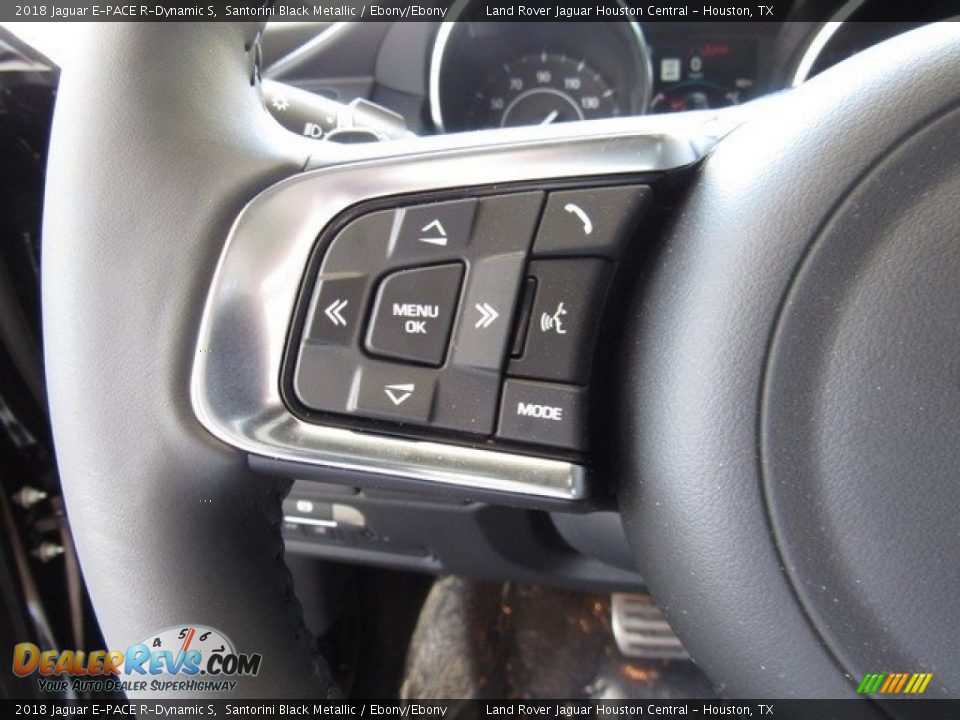 2018 Jaguar E-PACE R-Dynamic S Santorini Black Metallic / Ebony/Ebony Photo #28