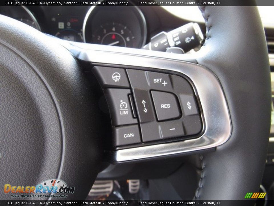 2018 Jaguar E-PACE R-Dynamic S Santorini Black Metallic / Ebony/Ebony Photo #29
