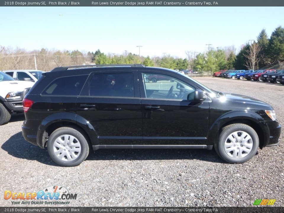 2018 Dodge Journey SE Pitch Black / Black Photo #6