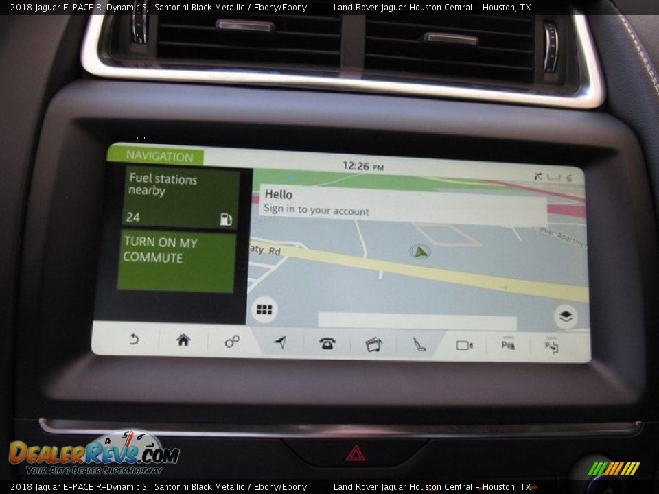 2018 Jaguar E-PACE R-Dynamic S Santorini Black Metallic / Ebony/Ebony Photo #32