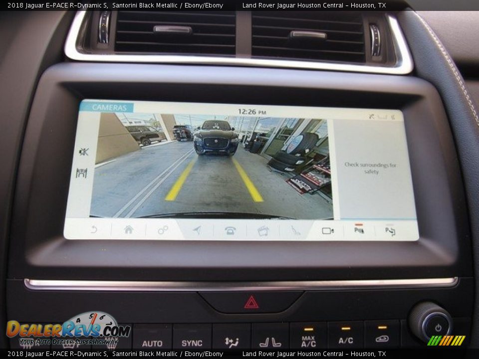2018 Jaguar E-PACE R-Dynamic S Santorini Black Metallic / Ebony/Ebony Photo #33
