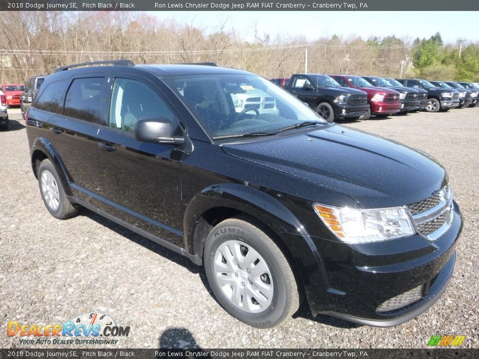 2018 Dodge Journey SE Pitch Black / Black Photo #7