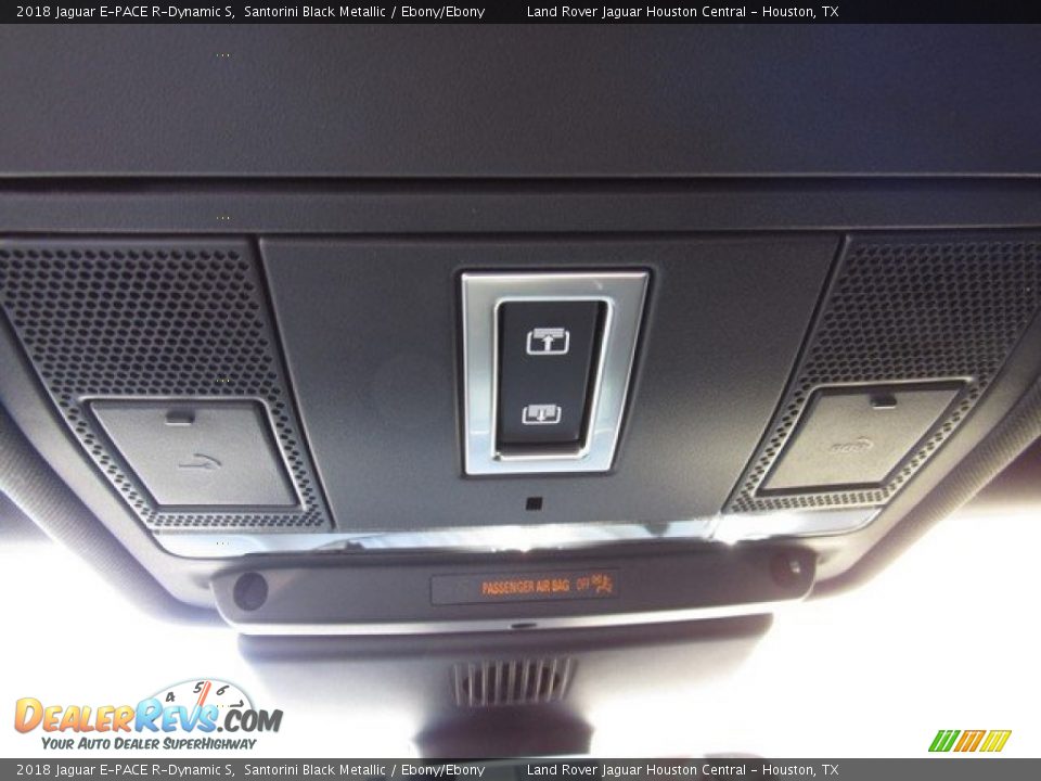 2018 Jaguar E-PACE R-Dynamic S Santorini Black Metallic / Ebony/Ebony Photo #36