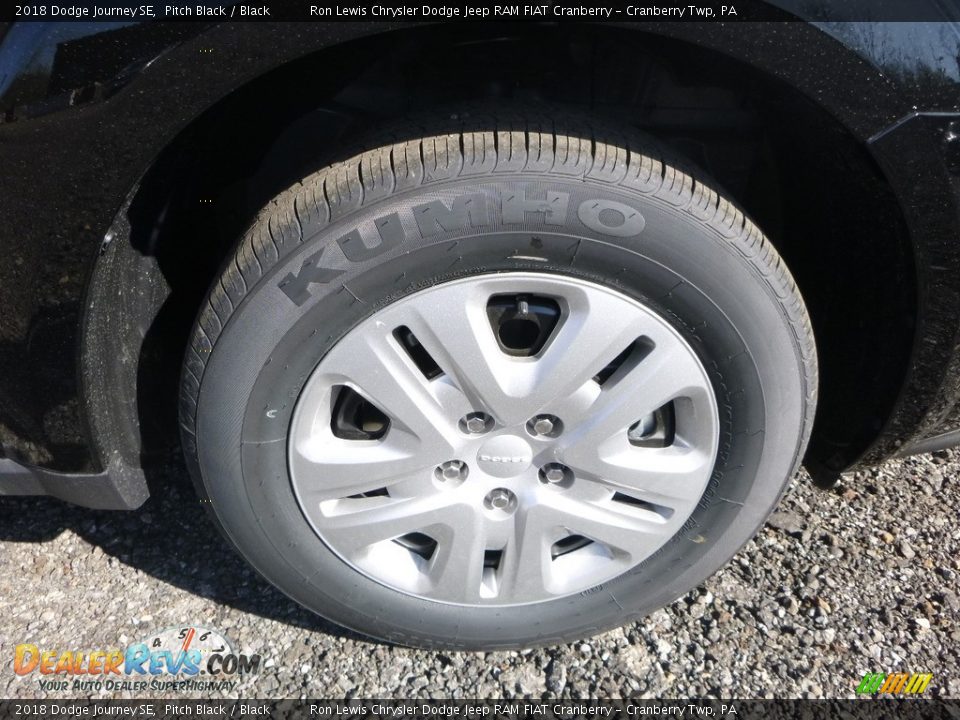 2018 Dodge Journey SE Pitch Black / Black Photo #9