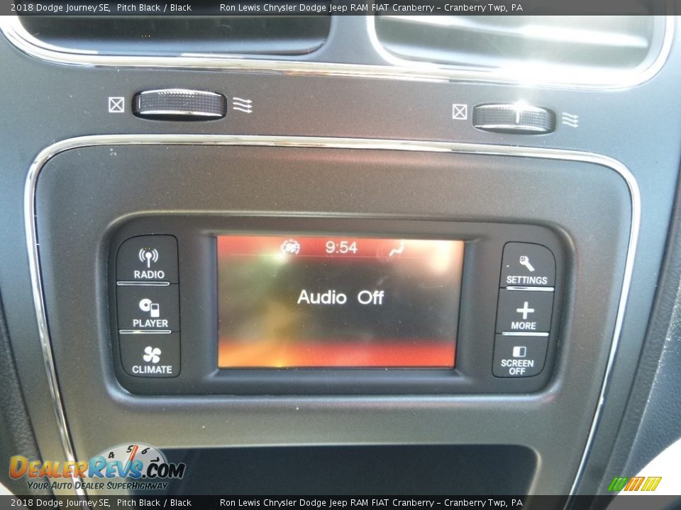 2018 Dodge Journey SE Pitch Black / Black Photo #17