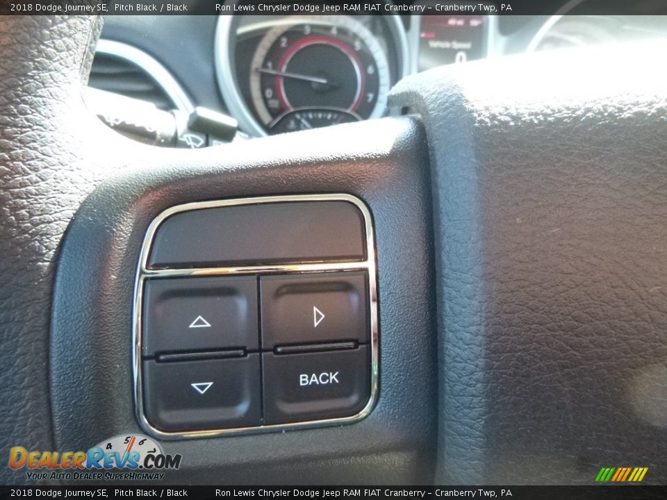 2018 Dodge Journey SE Pitch Black / Black Photo #19