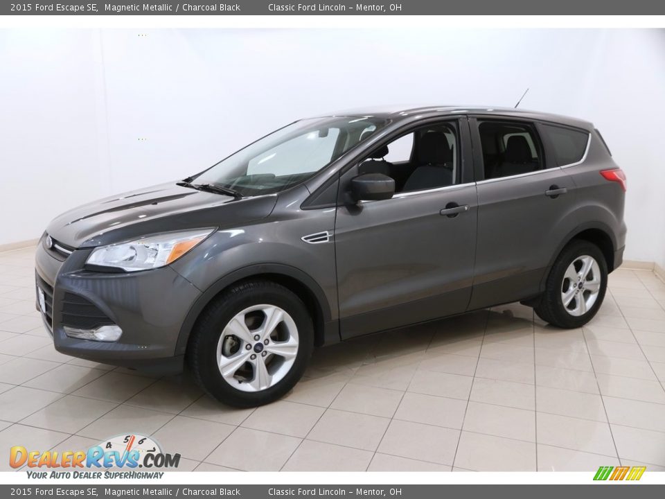 2015 Ford Escape SE Magnetic Metallic / Charcoal Black Photo #3