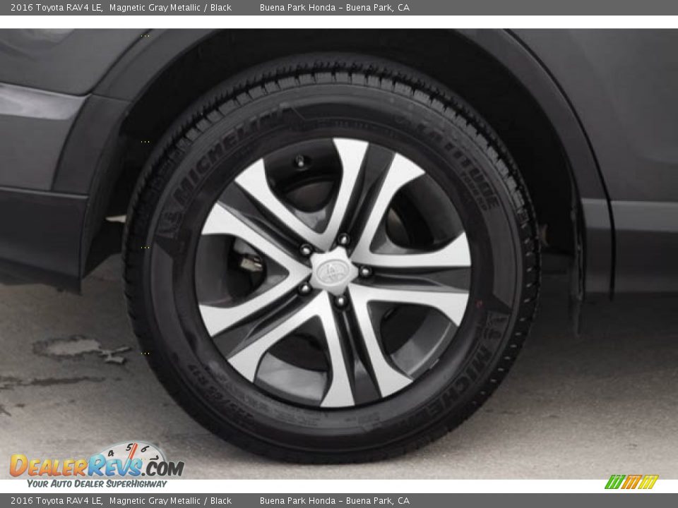 2016 Toyota RAV4 LE Magnetic Gray Metallic / Black Photo #34