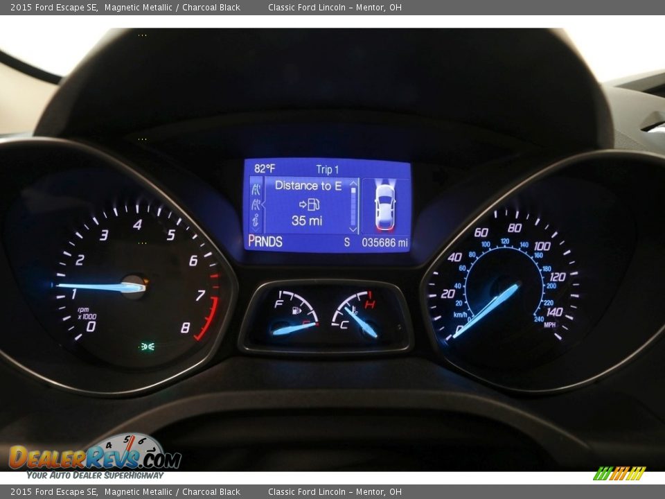 2015 Ford Escape SE Magnetic Metallic / Charcoal Black Photo #8