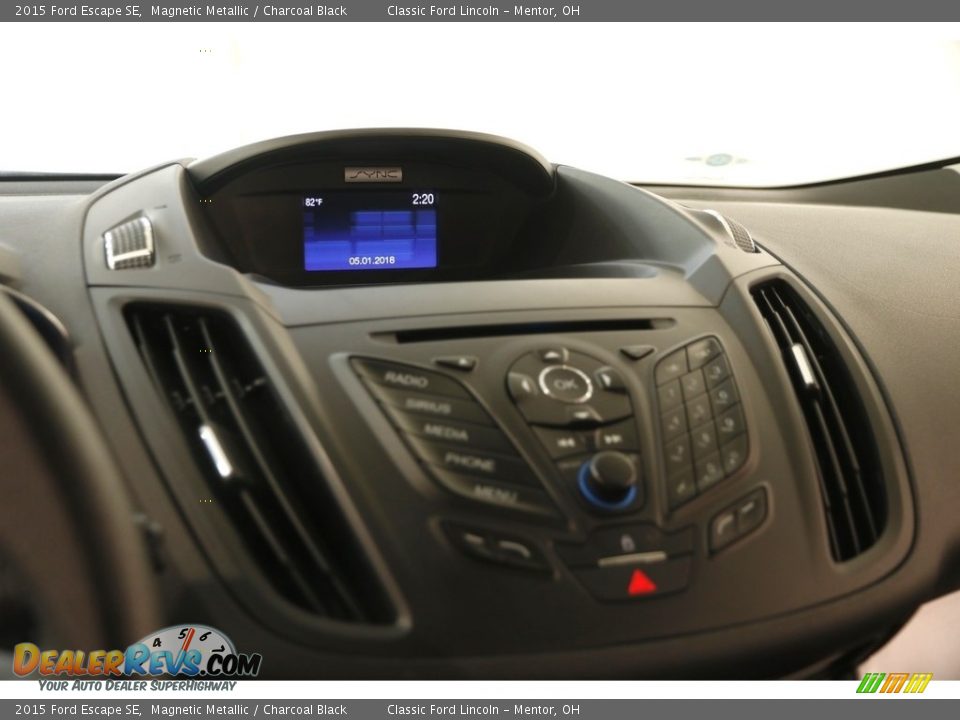 2015 Ford Escape SE Magnetic Metallic / Charcoal Black Photo #9