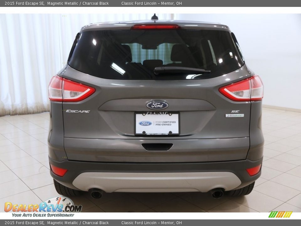 2015 Ford Escape SE Magnetic Metallic / Charcoal Black Photo #17