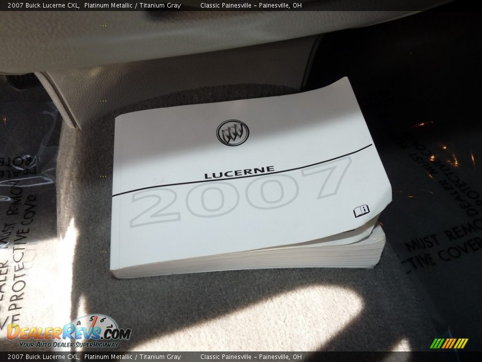 2007 Buick Lucerne CXL Platinum Metallic / Titanium Gray Photo #16