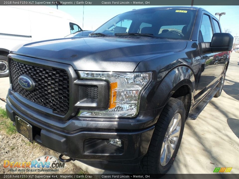 2018 Ford F150 XLT SuperCrew 4x4 Magnetic / Earth Gray Photo #1