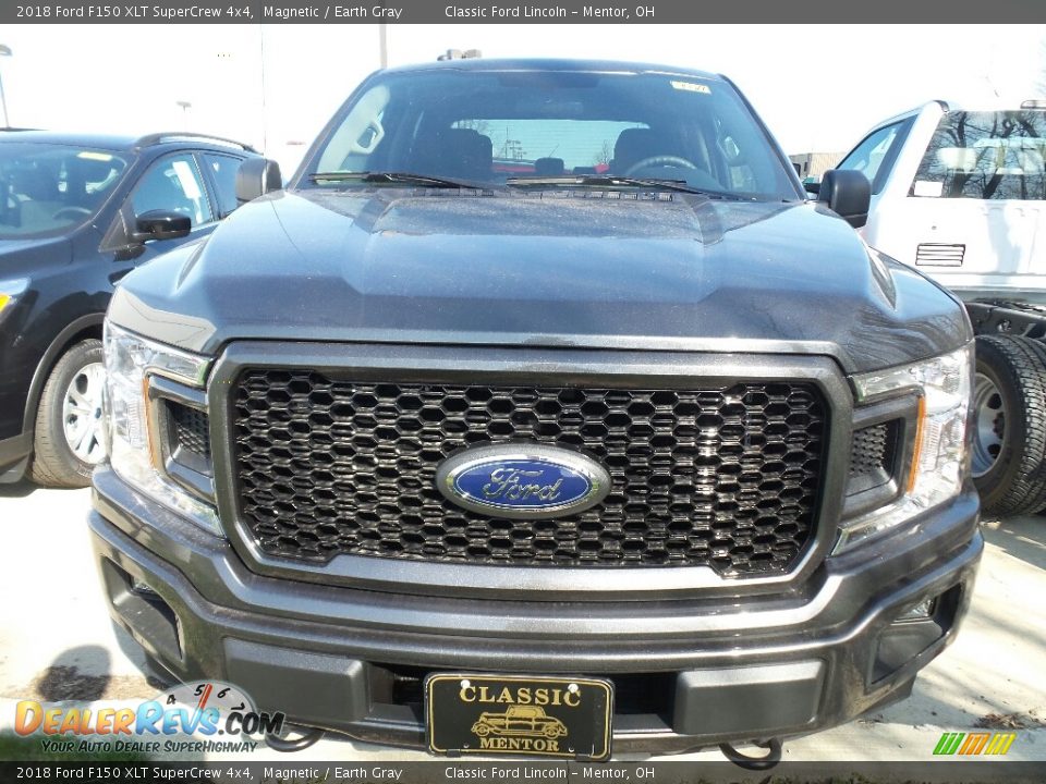 2018 Ford F150 XLT SuperCrew 4x4 Magnetic / Earth Gray Photo #2