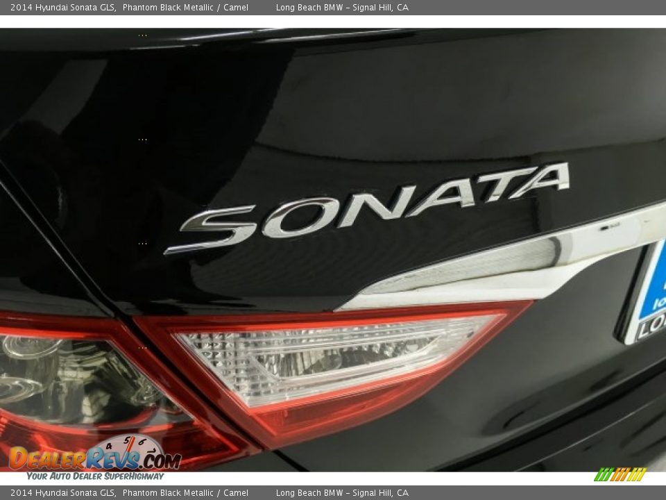 2014 Hyundai Sonata GLS Phantom Black Metallic / Camel Photo #22