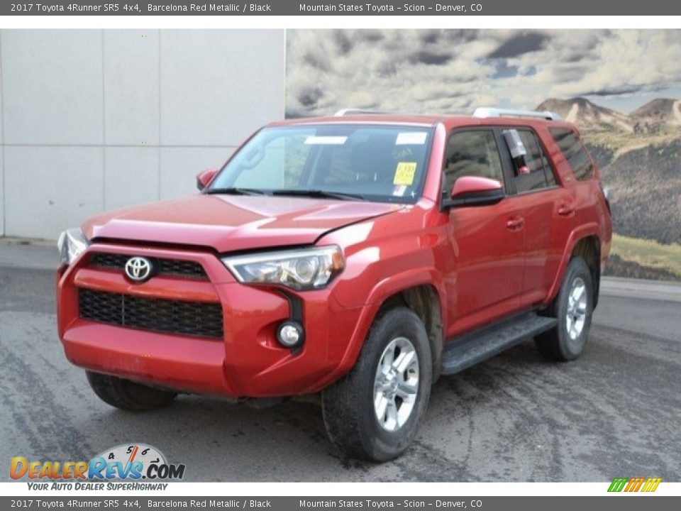 2017 Toyota 4Runner SR5 4x4 Barcelona Red Metallic / Black Photo #3