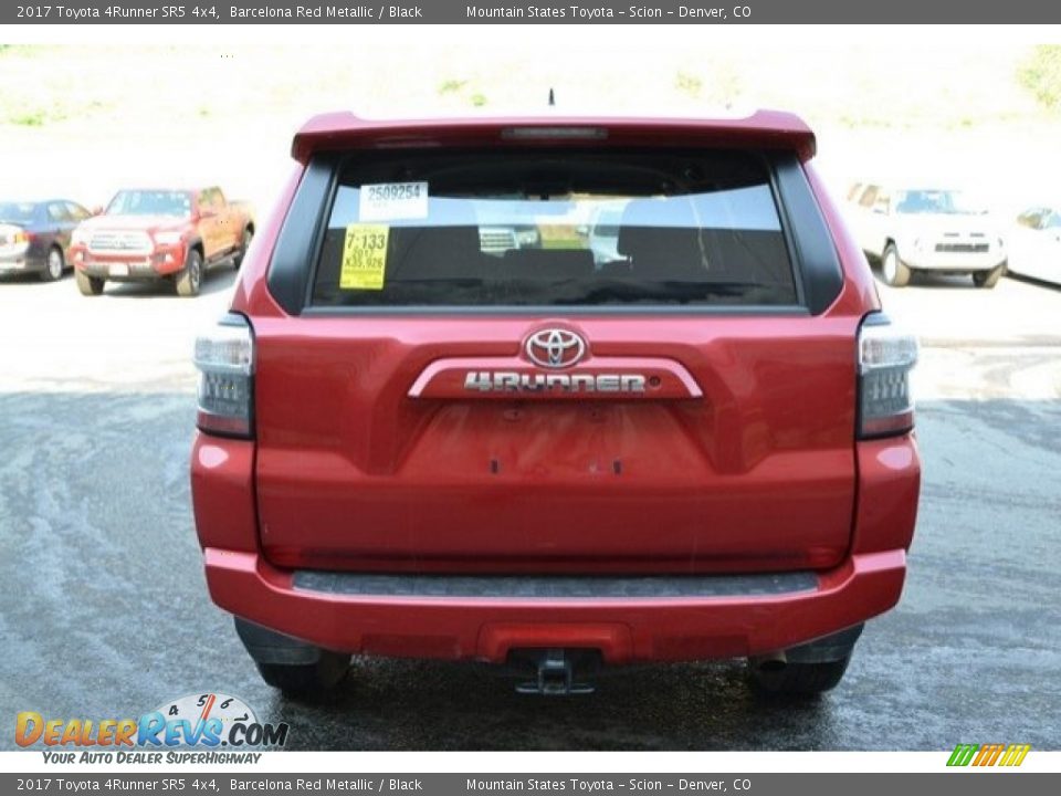 2017 Toyota 4Runner SR5 4x4 Barcelona Red Metallic / Black Photo #6